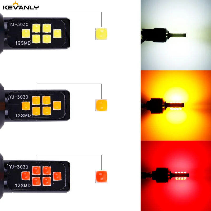 vermelho, super brilhante, drl, lâmpadas de neblina, 12v