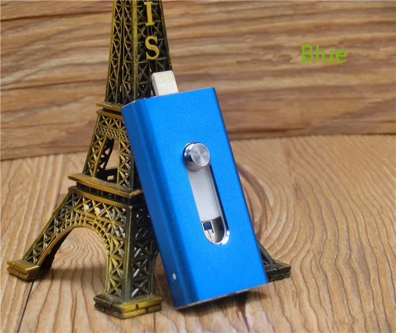 OTG USB Flash Drive 16G 32G 64G 128G 256G Memory Stick Pen Thumb For IOS iPhone 4