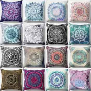 

Cushion Cover Fashion Printed Pillow Case Bed Sofa Square Throw Cushion Cover Home Decor