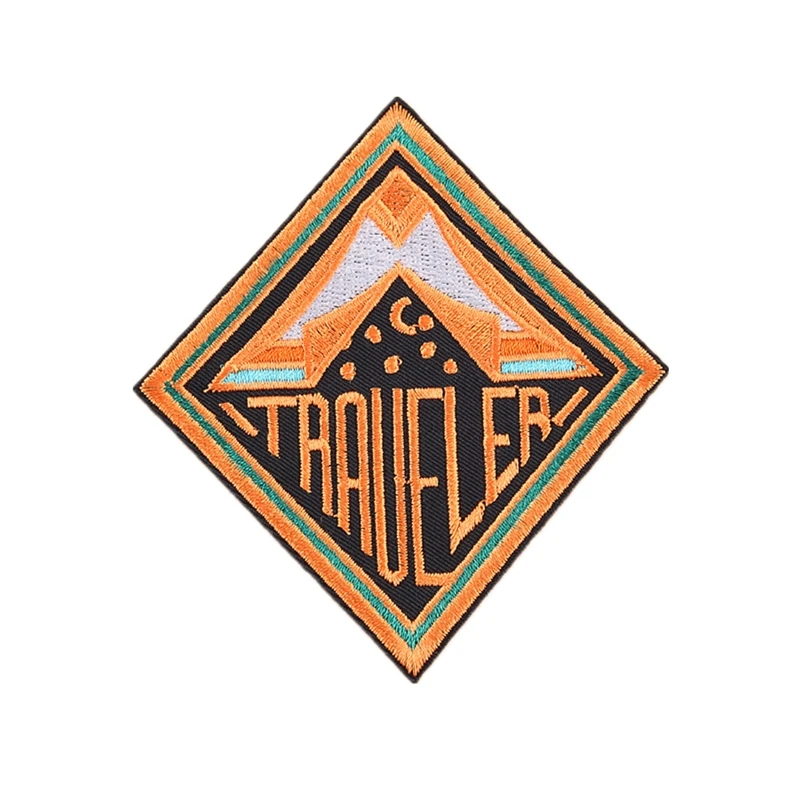 

Personalised Logo Custom Made Iron on Sew On Patch Badges Badge Embroidered DIY Patch