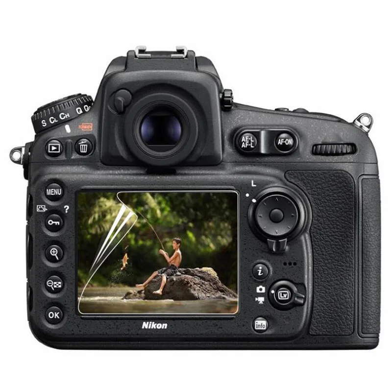 Защитная пленка для ЖК экрана Прозрачная мягкая из ПЭТ 3 шт. камер Nikon D5 D500 D600 D610 D7100