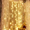 Free Shipping Outdoor Waterproof 3*3m 300led LED Curtain Icicle String Light led light lighting Wedding Christmas Holiday Window ► Photo 2/6