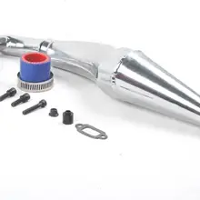 Основной V2 задний выхлоп высокоскоростной трубки sonic версия для 1/5 весы LOSI 5IVE-T 5 т Rovan LT