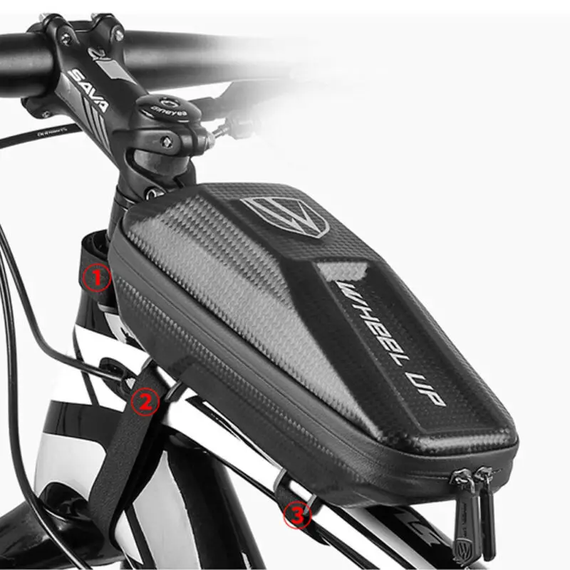 B-SOUL Bicycle Front Frame Bag Cycling Bike Tube Pouch Holder Saddle Panniers