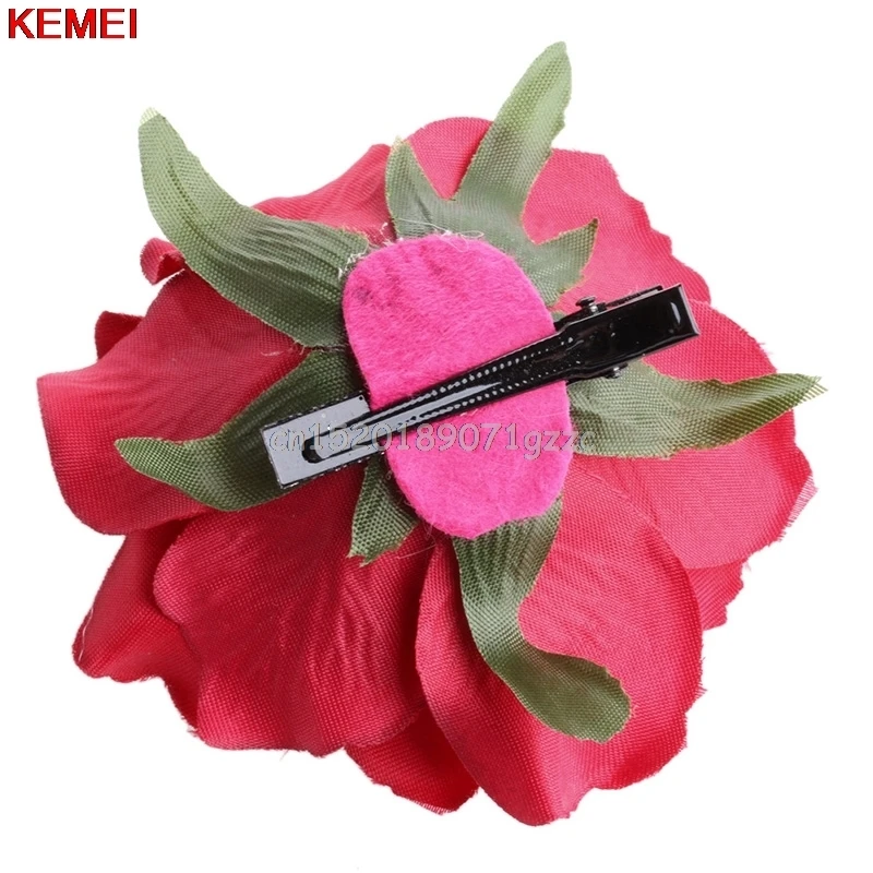 Bridal Rose Flower Hair Clip Hairpin Brooch Bridesmaid Wedding Party Accessorie #H027#