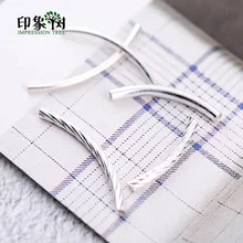 Гладкие филигранные соединительные трубки, 5 шт., аксессуары из серебра 925 пробы для самостоятельного изготовления ожерелий, браслетов и других ювелирных украшений, модель 92560