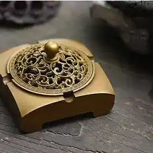 PINNY Античная латунная горелка с ладаном буддистские благовония держатель запах удаления металла ремесло гостиной курильница Домашний аромат