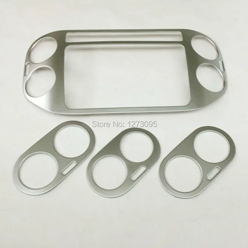ABS Chrome Air Condition AC Vent Outlet Cover Trim for Volkswagen Vw Tiguan 2010 2013 font