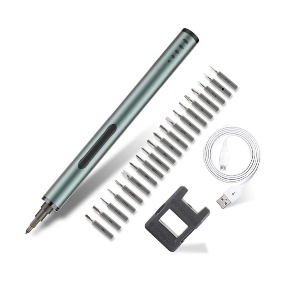 

Mini Electric Screwdriver Rechargeable Cordless Power Screw Driver Kit With LED Light Lithium Battery Electric Drill Power Tools