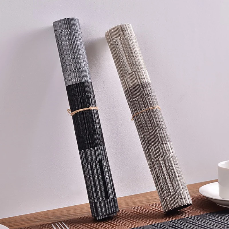  ONEUP 4pcs/lot luxury Placemat PVC tablemat Waterproof Heat-insulated Dining Table Mat Disc Pads Bo