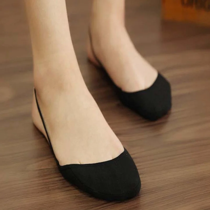 

Women Sock Cotton High Heels Fashion Women Breathable Boat Socks Summer Short Invisible Socks low cut solid color sokken
