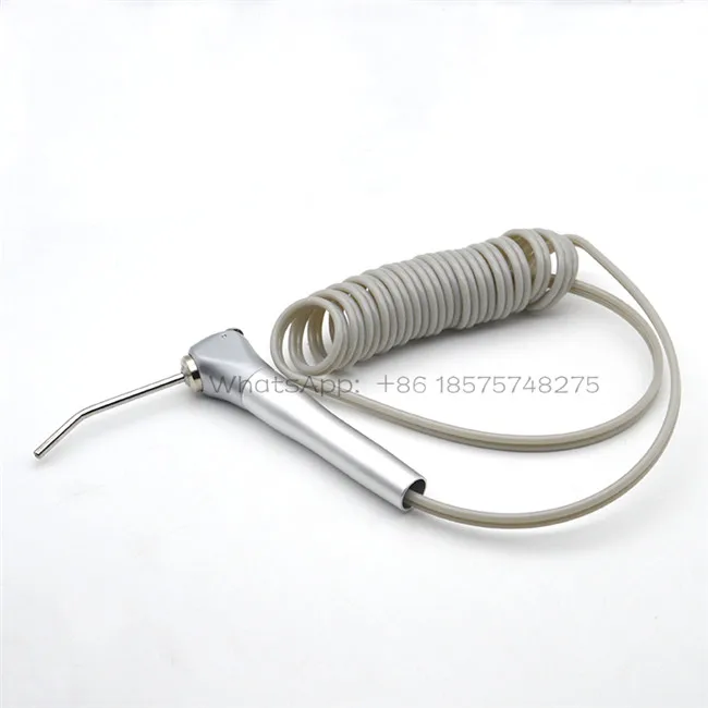 

Dental Air Water Spray Triple Syringe 3 Way Handpiece with pipe 2 Nozzles Tips Tubes