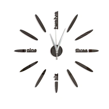 

Acrylic DIY wall stickers decorative Clock environmentally friendly high-quality living room bedroom decorative Wall Clock