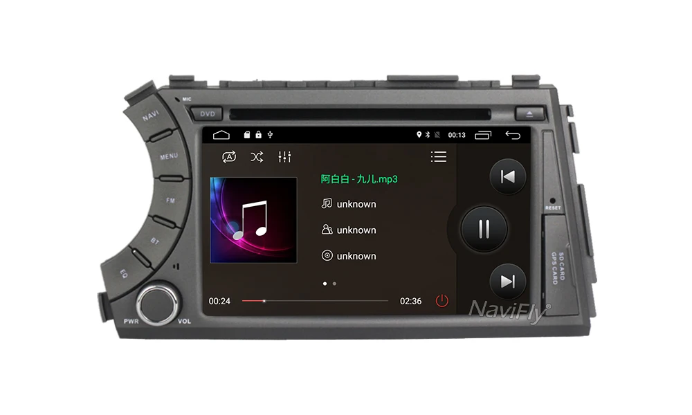 Best NaviFly 4G LTE Android 7.1 quad core car radio gps for Ssang Yong SsangYong Kyron Actyon 2005-2013 car stereo head unit 14
