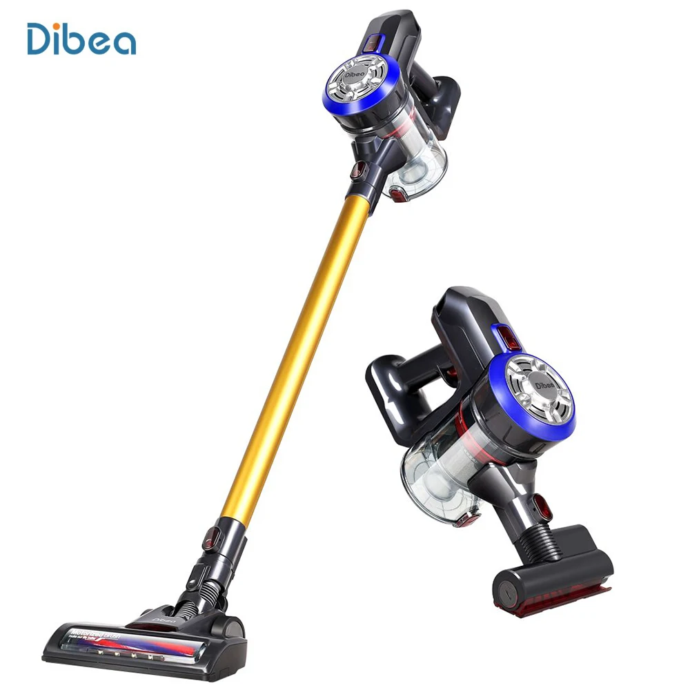 

Dibea D18 Portable 2 In1 Household Vacuum Cleaner Cordless Handheld Stick Vacuum Cleaner Strong Suction Dust Collector Aspirator