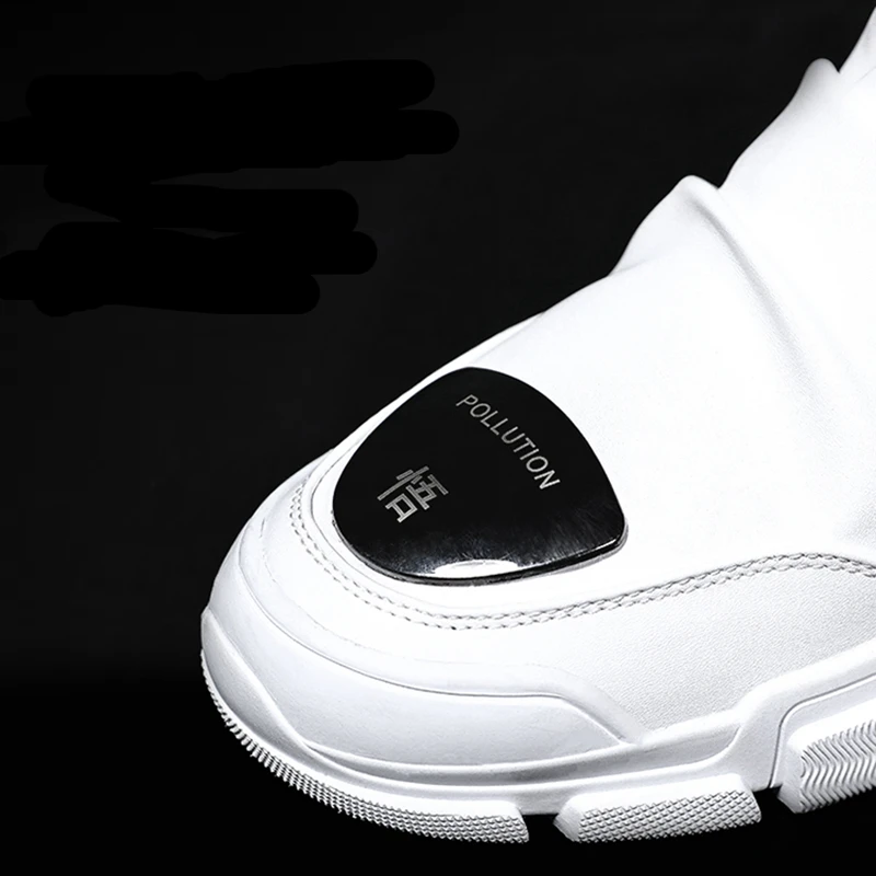 2019 جديد الصينية التزلج أحذية الرجال عالية الترفيه الهيب هوب حذاء رياضة البريدي شقة الانزلاق على جلد الربيع الساخن الأصلي مراهق