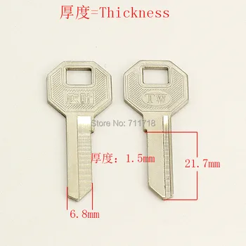 

A120 left groove Wholesale Locksmith Keymother Brass House Home Door Blank Empty Key Blanks Keys 25 pieces/lot