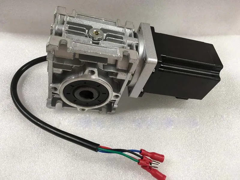 

CNC gearbox A stepper motor NEMA 23 out 2.8NM install with RV030 a 1:10 Worm Reducer make up stepper motor deceleration Gearbox