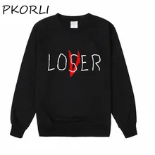 Pkorli It Loser толстовка с круглым вырезом для женщин и мужчин, Повседневная Толстовка с капюшоном для влюбленных, вдохновленная Стивеном Кингом, Pennywise
