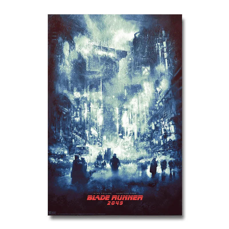 Blade Runner, 2049, фильм, Шелковый плакат, настенная печать, 12x18, 24x36 дюймов, декоративные картинки, обои, декор для гостиной, 003