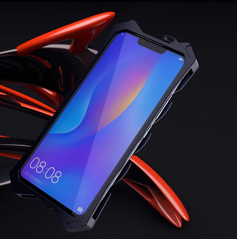 Для Xiaomi mi 8 Pro Zimon авиационный алюминиевый металлический чехол с сильной защитой для Xiaomi mi 8 Explorer Edition Red mi 7 Pro металлический чехол