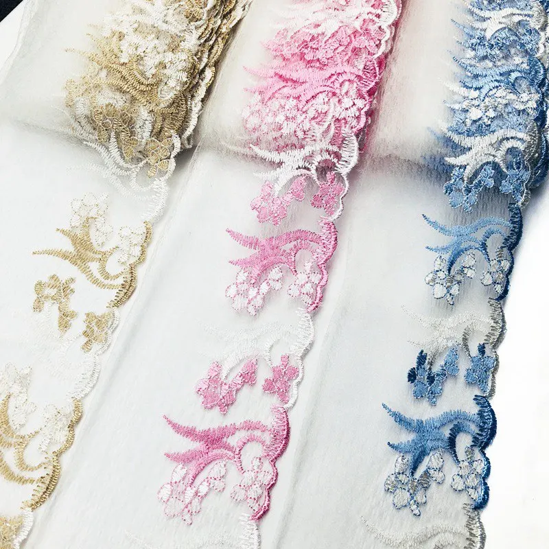 

New Color Mesh Embroidered Lace DIY Car Barbie Skirt Set Home Textile Accessories Sleeves Accessories