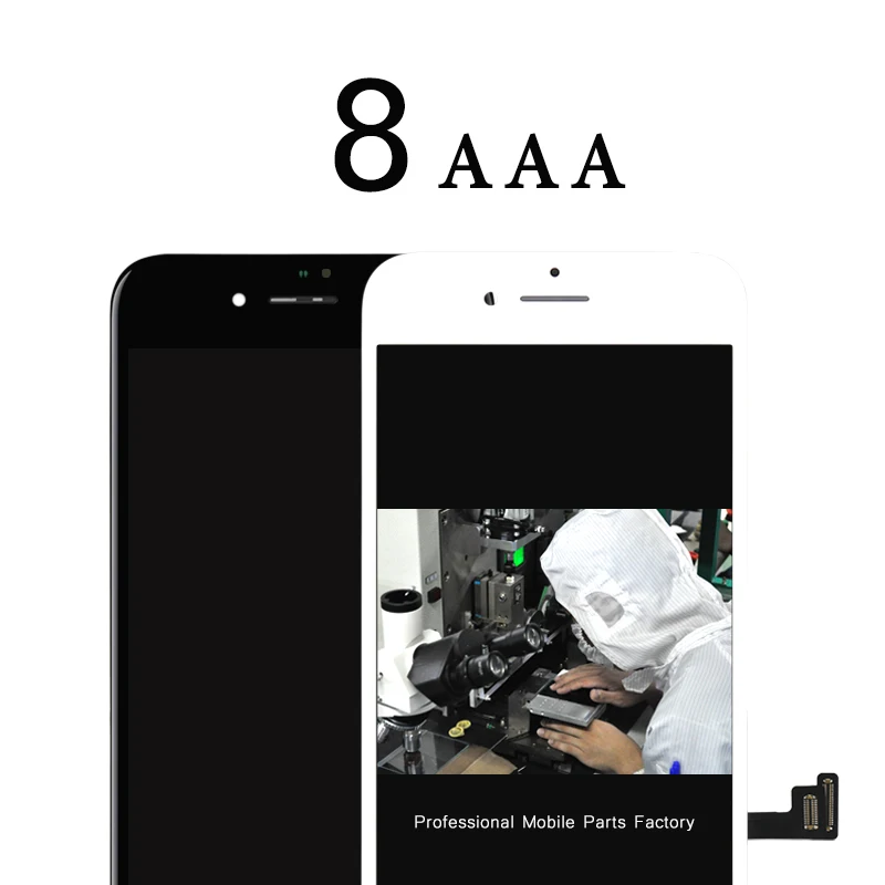 

free DHL 5 pcs Top quality AAA for iphone 8 8G lcd display with 3D touch screen assembly replacement 100% test befrore shipping