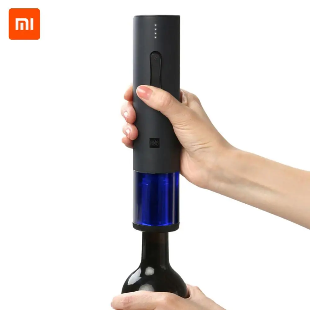 Цена Новый оригинальный Xiaomi Mijia Huohou автоматический набор бутылок вина Электрический штопор с фольга резак 2018 новое поступление