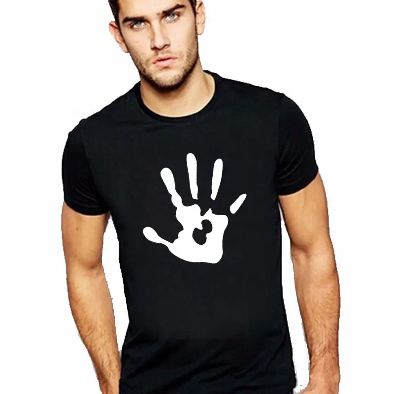 

2018 summer new fashion Skyrim Dark Brotherhood men t shirts We Know Hand print 100% cotton hip hop high quality tops tees