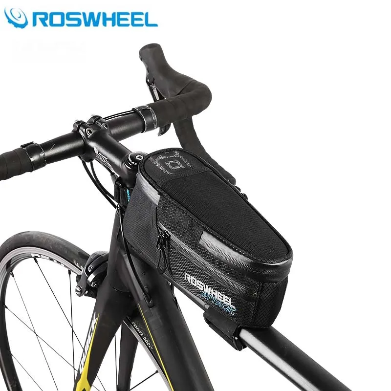 Roswheel Road MTB Bike font b Bag b font Waterproof Front Basket font b Bicycle b