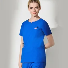 Высокое качество рабочая одежда Больница Доктора скрабы костюм Для мужчин и Для женщин короткий рукав Повседневная обувь Спецодежда для медсестер комплекты униформа для сотрудниц спа-салонов