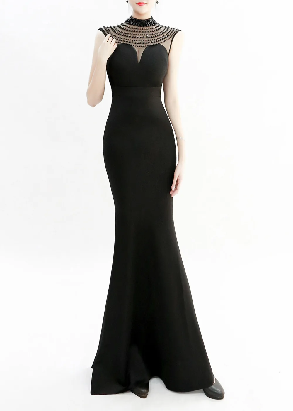 Hollow Out Diamond Banquet Party Dress Trumpet Mermaid Floor-Length Summer Dress Tunic Bodycon Sleeveless Bohemian Women Dresses (14)