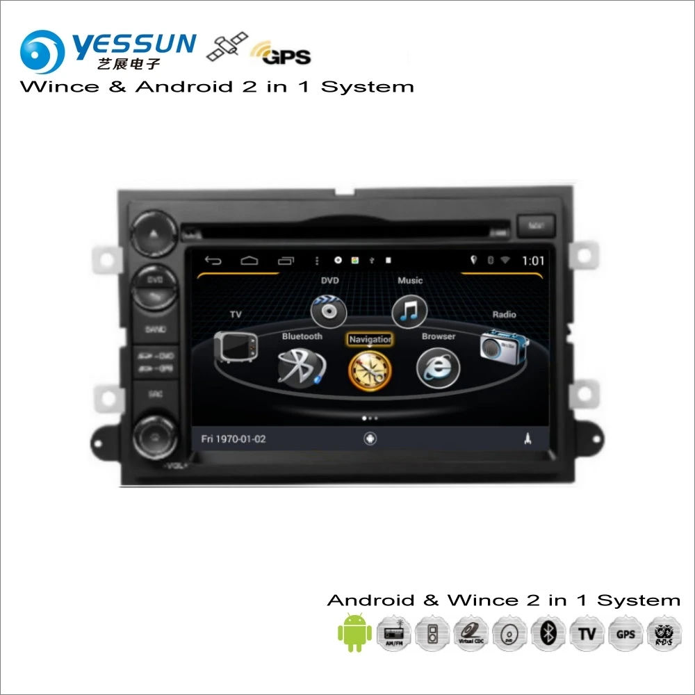 Perfect YESSUN For Ford F-150 / F-250 / F-350 / F-450 / F-550 Car Android Multimedia Radio CD DVD Player GPS Navi Navigation Audio Video 3