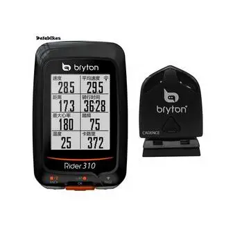 Велокомпьютер bryton Rider 310 gps велосипедное крепление с поддержкой водонепроницаемый беспроводной спидометр - Цвет: Светло-зеленый