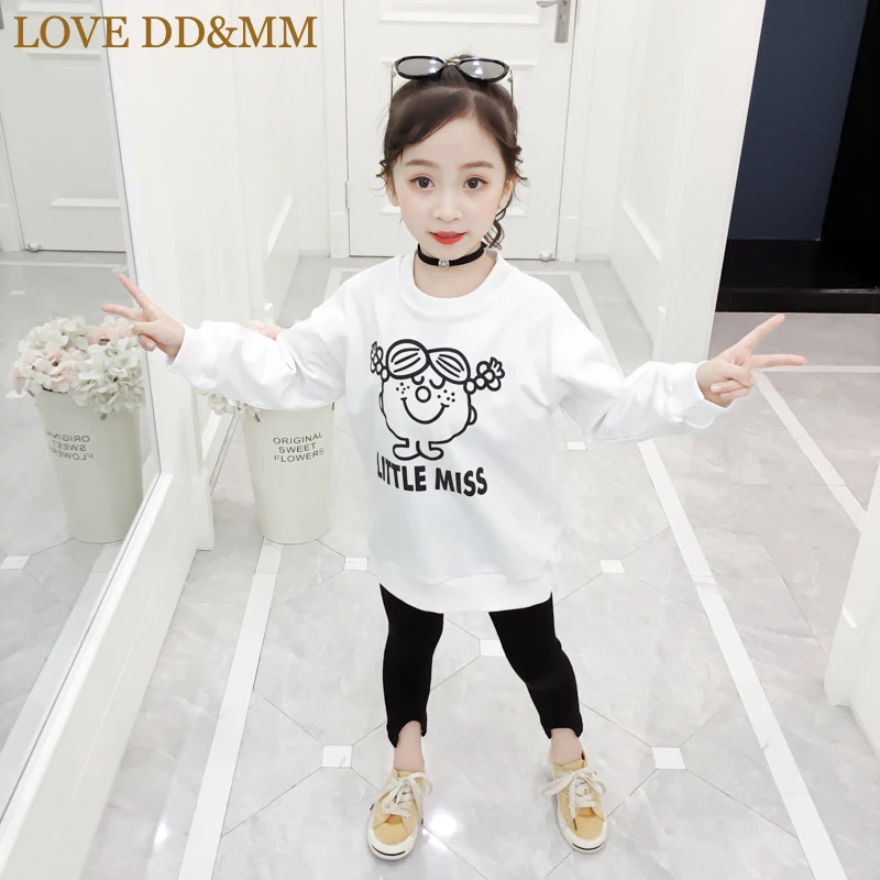 LOVE DD & MM/толстовки для девочек весна 2019 новая детская одежда повседневный пуловер