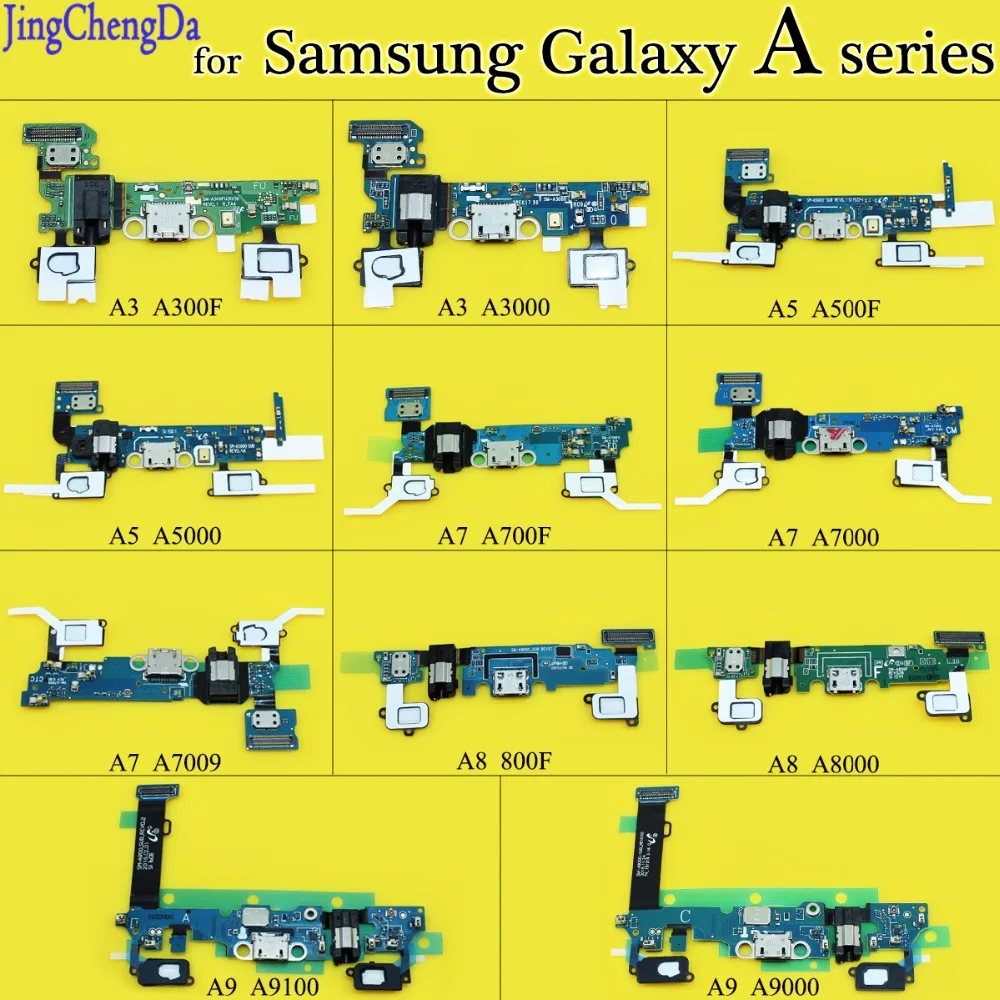 JCD зарядный гибкий кабель для samsung Galaxy A5 A500F A5000 разъем для наушников аудио микрофон USB порт разъем док-станция