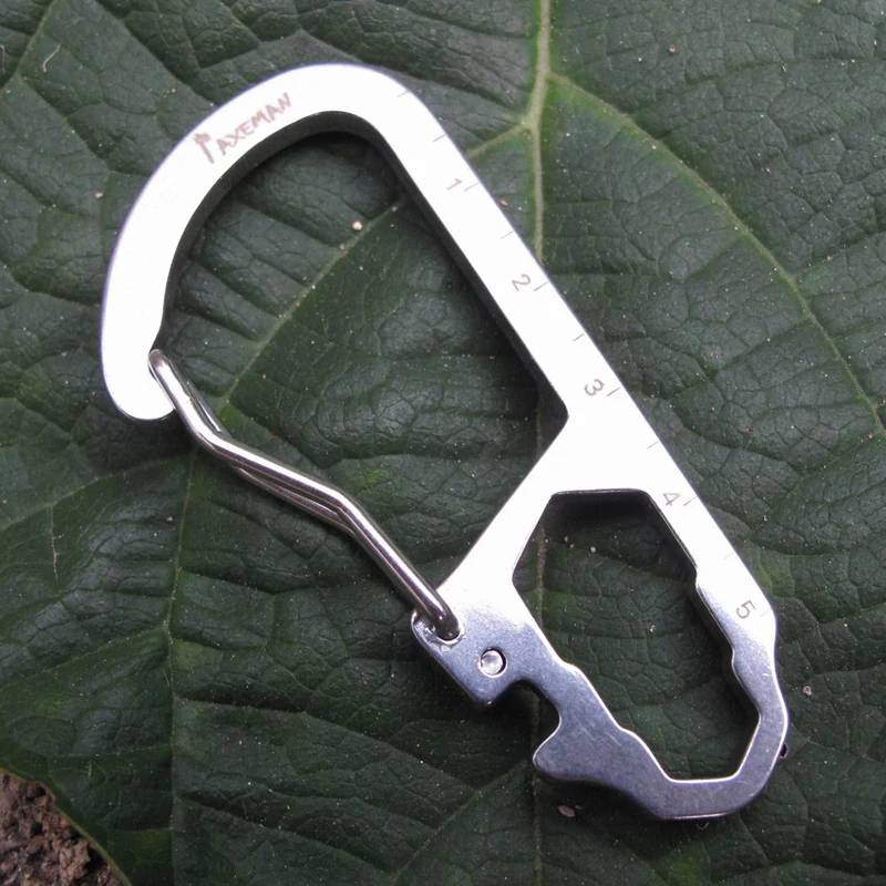 5Pcs Multifunction hook Mountaineering Buckle Snap Clip stainless steel