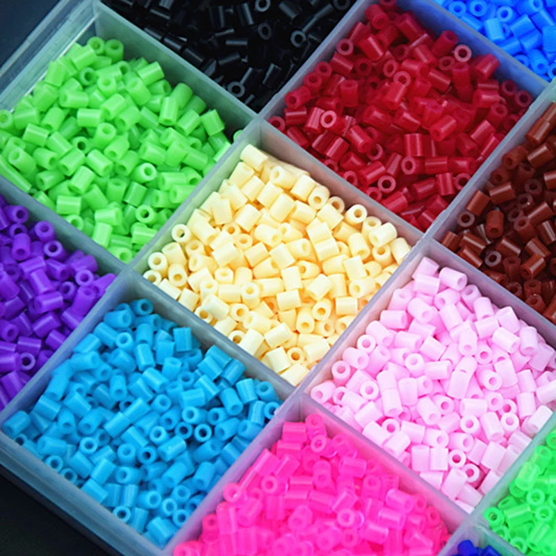 13000шт Hama Beads Набор 24 Цвета 2.6мм Perler DIY 3D Пазлы Tangram Головоломки Настольные Игры Дети
