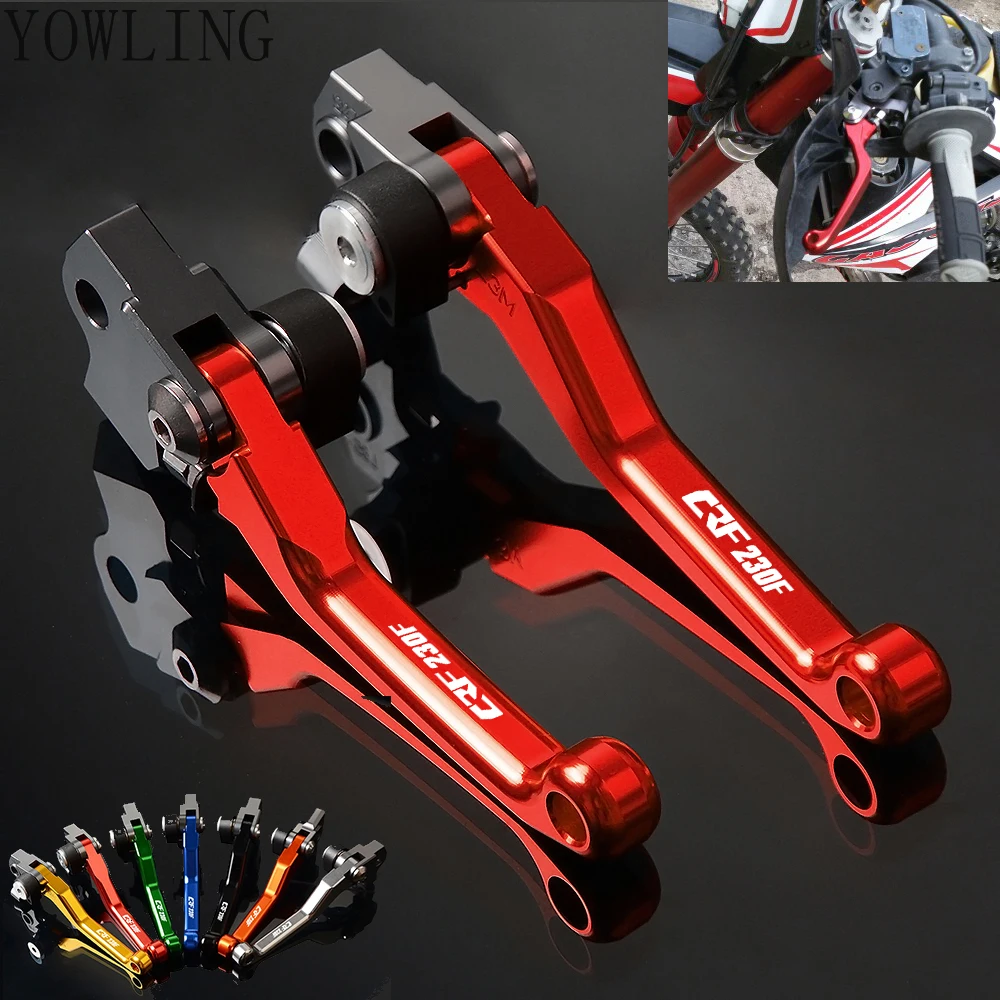 Аксессуары для мотоциклов CNC Заготовка Pivot Dirt Bike HONDA CRF230F 2003-2018 складные сцепные