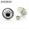 JWEIJIAO Fashion I Love Chess Earrings Knight Castle Stud Earring Personality International Chess Lovers Ear Stud Earrings CH15 4