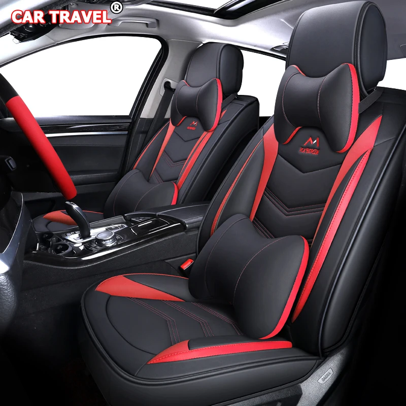 Роскошный кожаный чехол для автомобильных сидений kia sportage rio 3/4 ceed sorento soul niro k2 k3 k5