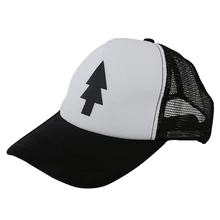 Весна Лето Гравити Фолз мультфильм Мэйбл Диппер Пайнс Косплей крутые бейсбольные регулируемые кепки с сеткой спортивная шапка Новинка