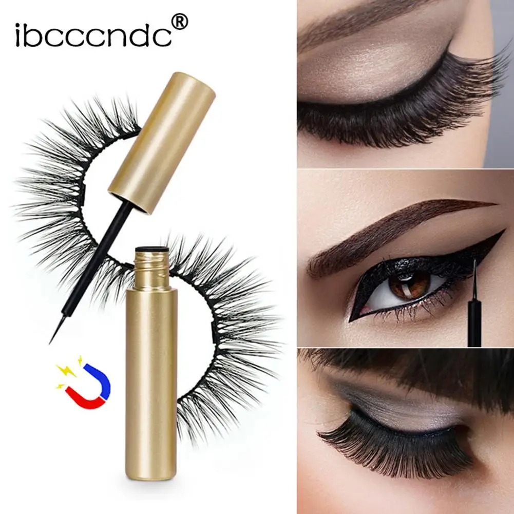 

HobbyLane 2019 New Hot Magnetic Liquid Eyeliner Waterproof Long Lasting Eyeliner for Use with Magnetic False Lashes