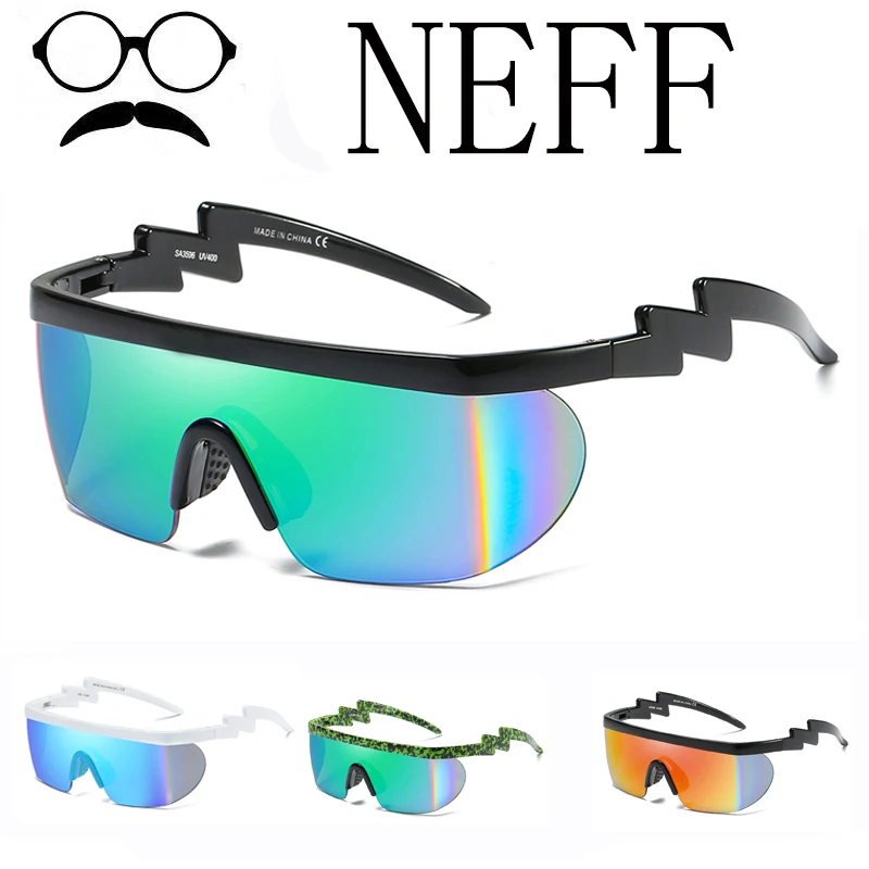 

Luxury brand Neff Fashion Men Women Retro Small Sun Glasses Driving HD Eyewear Unisex Black 2 Lense Gafas Oculos De Sol Feminino