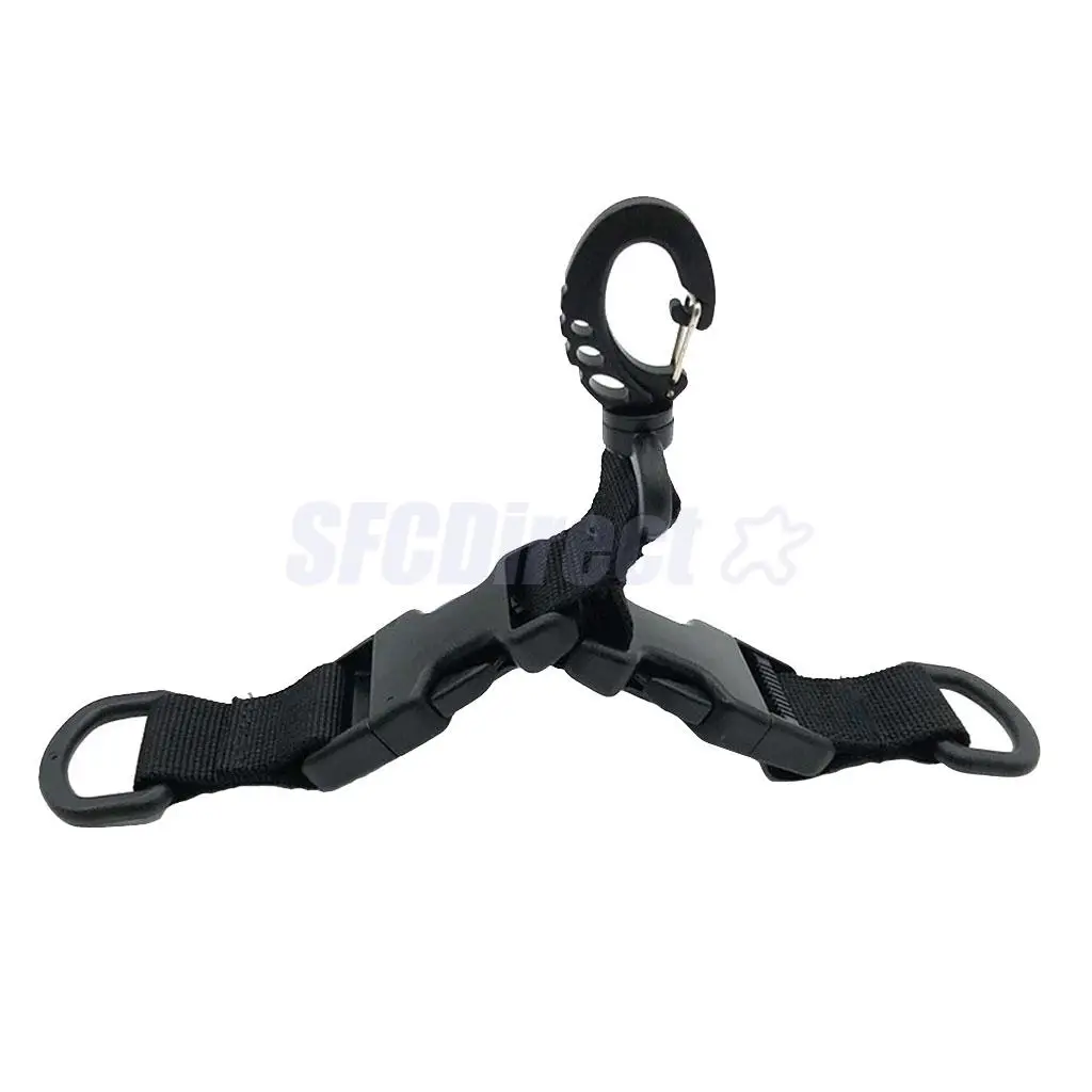 Nylon Molle Bags Webbing Strap Buckle Belt Clip Swivel Snap Hook Carabiner Side Release Buckle for Backpacks