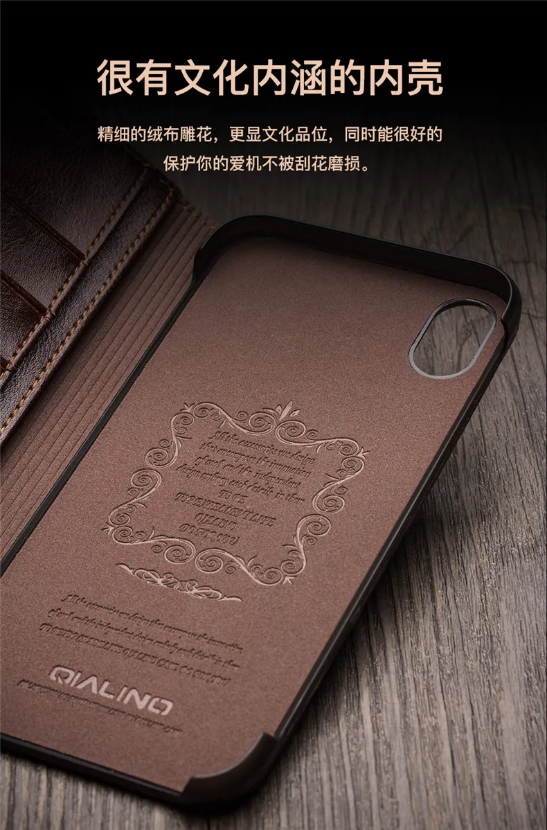Роскошный ультра флип-чехол из натуральной кожи для iPhone X XS XR Max бумажник в деловом стиле, Чехол для карт iPhone X XS XR Max