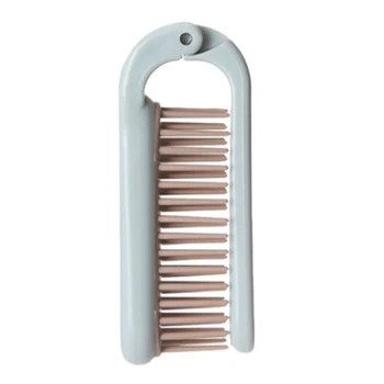 

1 Pcs Diy Salon Hairdressing Anti-Static Plastic /Teepee Comb Women Hair Brush Folding Comb