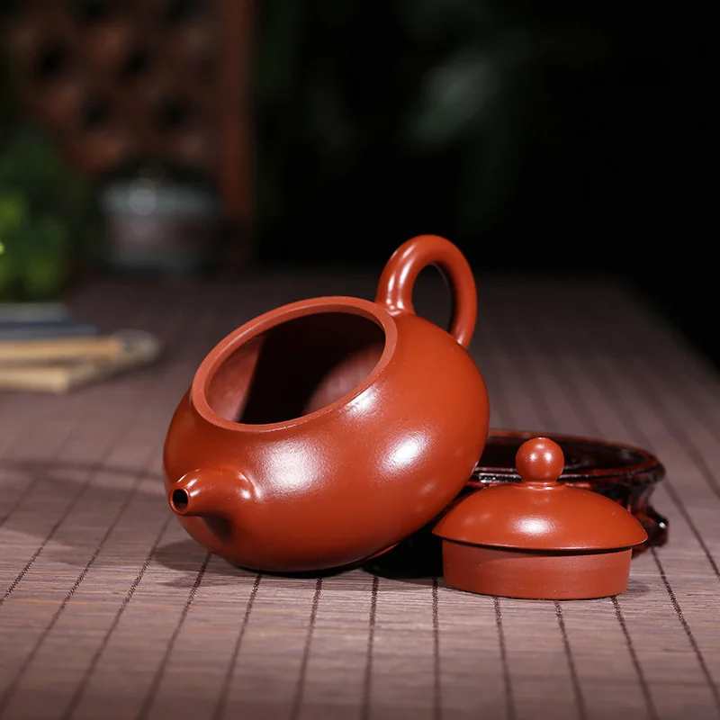 Фиолетовый; песок в горшке знаменитый yixing Artist Danfang освещенный сырье Zhuni Dahongpao нефритовый эмульсионный горшок