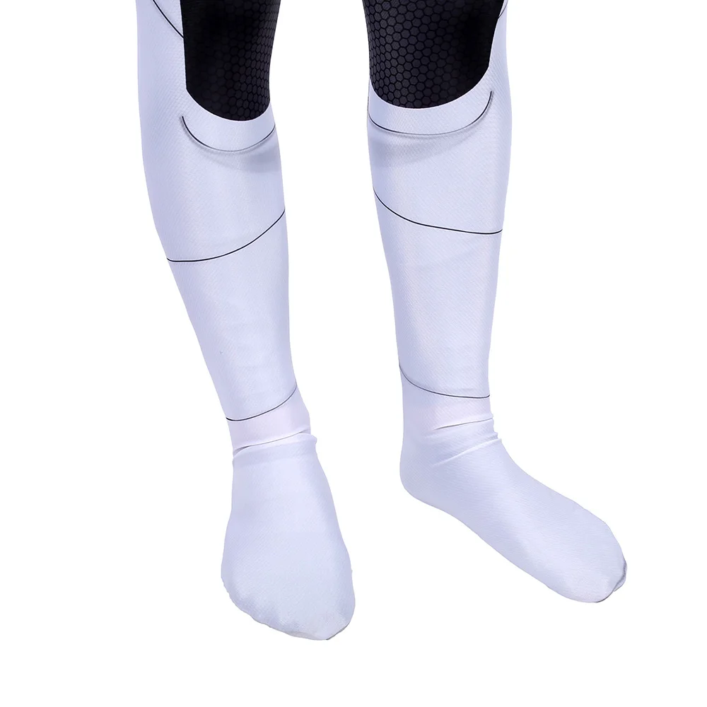 Adults and Kids Avengers Endgame 4 Quantum Realm Cosplay Costume Superhero Captain America Captain Marvel Zentai Bodysuit Suit