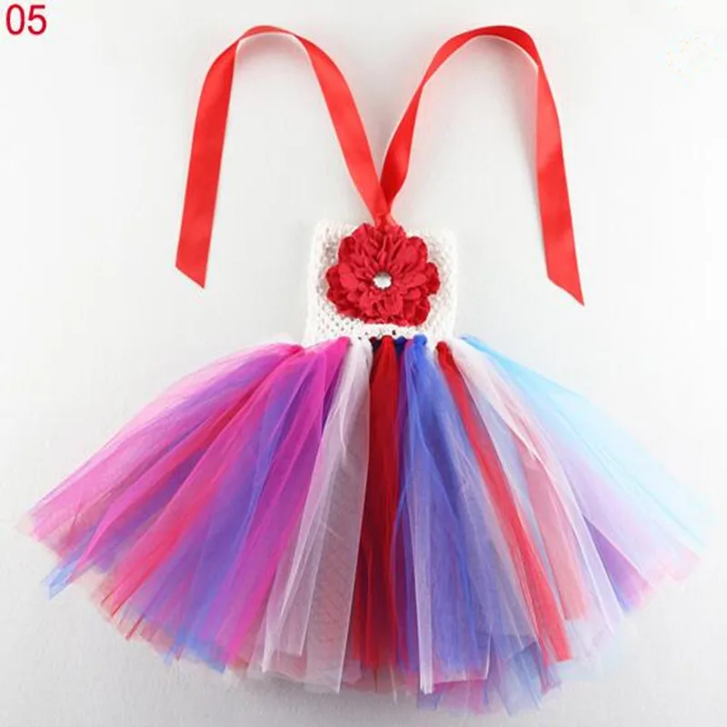 Светодиодный светильник радужной расцветки для девочек; бальное платье-пачка принцессы на подтяжках; детская одежда; платье для свадебной вечеринки; рождественское платье